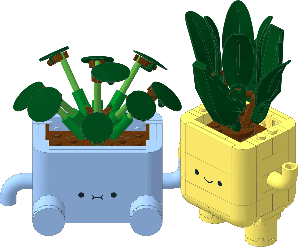 快乐植物模型预览